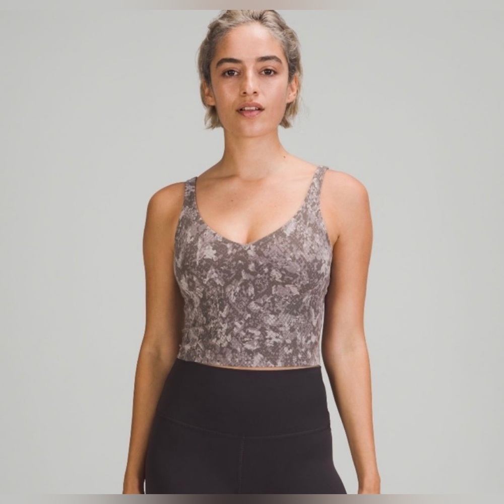 Lululemon Align Tank (purple snake print)